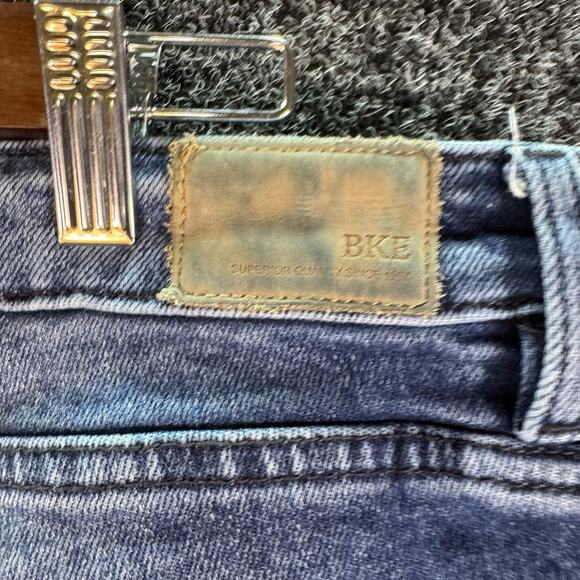 BKE Payton Jeans Women's 31 Blue Ankle Skinny Mid Rise Universal Fit Distressed - Picture 5 of 9